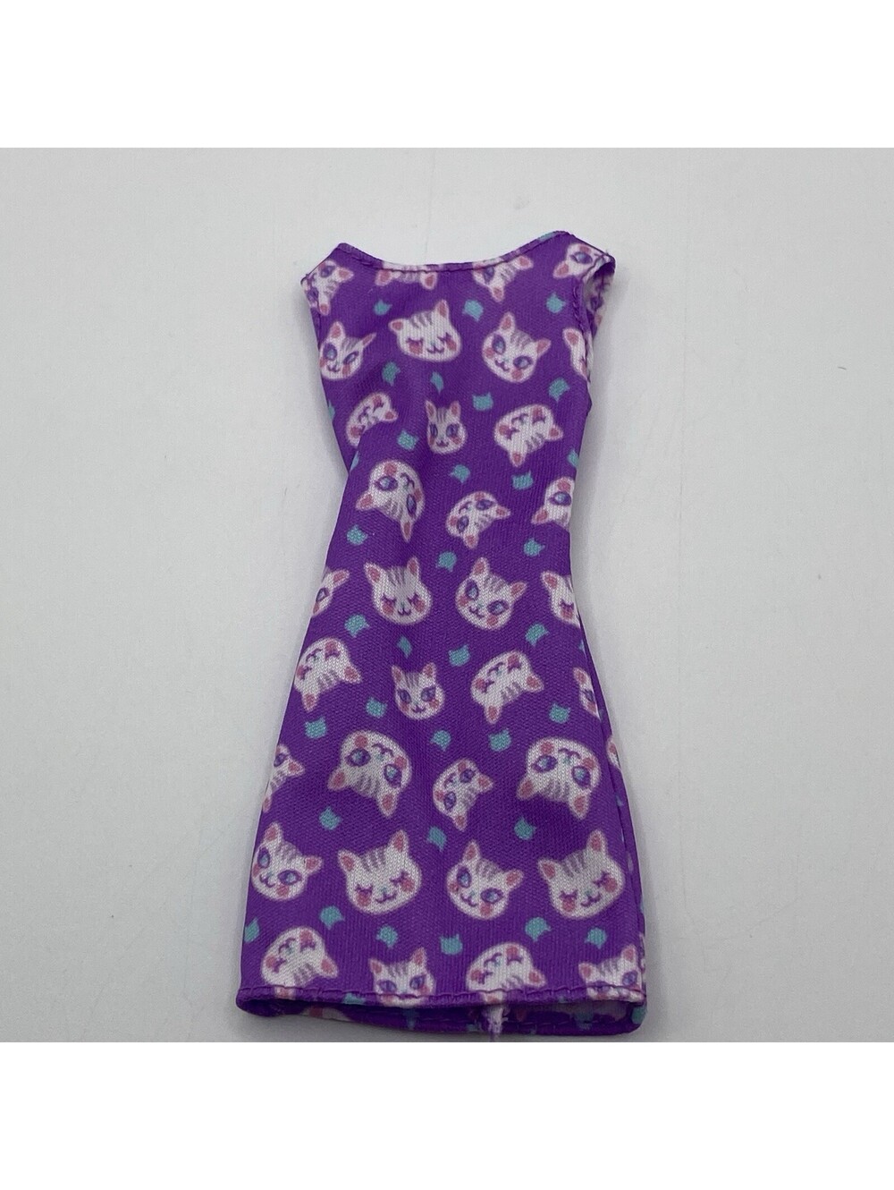 Barbie Skipper Clothes- Purple Cat Dress B16